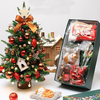 En gros Ensemble de mini-sapins de Noël de bureau, décoration pour la maison, l'hôtel et les fenêtres, arbre de simulation