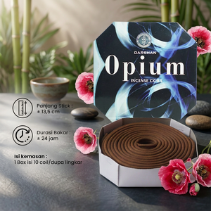 Encens en spirale Aroma Dupaindia India Coil Darshan, papier d'encens indonésien parfumé, aromatique, aromathérapie, utilisation toute saison pour la méditation et la prière - Product Image 2