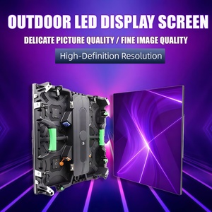 Paneles <span class=keywords><strong>de</strong></span> Pantalla LED para Exteriores con Texto y <span class=keywords><strong>Video</strong></span>, Resistentes al Agua IP65, 7680Hz, Directo <span class=keywords><strong>de</strong></span> Fábrica, para Publicidad en Metro, <span class=keywords><strong>Alquiler</strong></span> Comercial - Product Image 2