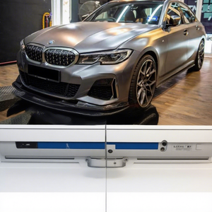 3DStyle New Carbon Black Front Chin Bumper Lip Sword Front Spoiler <b>Splitter</b> for 3 Series G20 G21 G28 2020-2022 - Product Image 1