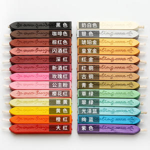 Barras de Cera para Sellar, Forma Rectangular de 9x1.2cm, para Sellado de Cartas, con Núcleo en Inglés - Product Image 2