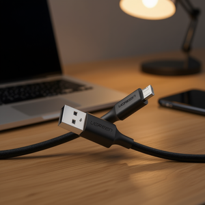 Cable de Datos Ugreen de 2 Metros USB-A a Micro-USB 2.0, Cable de Carga y Sincronización de Cobre Puro para Dispositivos Android, Carga Rápida de 18W 2A, PVC - Product Image 2