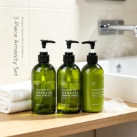 Kit de toilette réutilisable, ensemble d'articles de toilette d'hôtel, shampoing de luxe, articles de toilette pour chambre d'hôtel 5 étoiles, kit de spa à domicile pour chambre d'hôtes