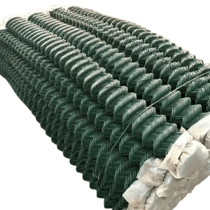 Clôture en treillis métallique vert enduit de PVC, hauteur 1,5 m, rouleau de 20 m, maille de 60 mm pour clôtures de dépôts ferroviaires et travaux d'aménagement de zones de stockage de trains - Product Image 4