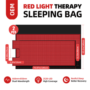 <span class=keywords><strong>Appareil</strong></span> de luminothérapie LED 660nm 850nm pour usage domestique, machine portable, soins de beauté personnels, sac de couchage à <span class=keywords><strong>lumière</strong></span> LED rouge - Product Image 4