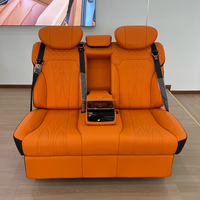 Canapé-lit de luxe pour banquette arrière de van, siège inclinable à 180°, accoudoir tactile, chauffant et ventilé pour Mercedes Vito Sprinter Alphard