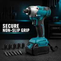 Perceuse-visseuse sans fil Qinyuan NEW 20V, sans balais, rechargeable, embout hexagonal 1/4'', visseuse à chocs 3 vitesses, format compact, outil de fixation rapide
