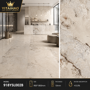 <span class=keywords><strong>Carrelage</strong></span> en porcelaine effet marbre brillant moderne <span class=keywords><strong>de</strong></span> qualité supérieure 900x1800mm |   Carreaux d'intérieur antidérapants et antibactériens <span class=keywords><strong>de</strong></span> 10 mm d'épaisseur pour hall <span class=keywords><strong>de</strong></span> villa - Product Image 1