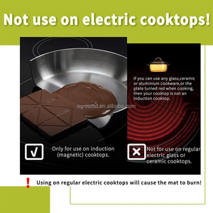 Tapis isolant thermique en silicone facile à nettoyer, imperméable et antidérapant pour cuisinière à induction, accessoires de cuisine pour table à manger - Product Image 4