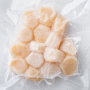 Pétoncle naturel congelé Oeufs sauvages pêchés Viande blanc cassé Approvisionnement IQF Commande en gros Exportation de mollusques et crustacés - Product Image 1