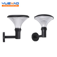 Lampe murale solaire à économie d'énergie avec interrupteur photocellule et minuterie, du crépuscule à l'aube, autonomie de 12h, sans câblage, installation facile