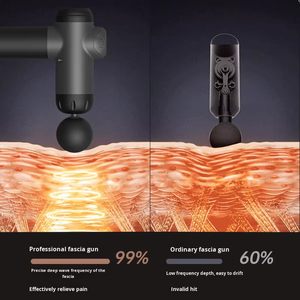 Massagepistool voor spierherstel, fabrieks prijs, draagbaar, diepe weefselmassage, elektrisch, draadloos, percussie, professioneel massagepistool, 2025 model. - Product Image 6