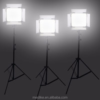 Lampe LED vidéo professionnelle Hot BI COLOR D-1080II 80W 7000LM, lumière du jour, intensité variable, télécommande, pour équipement caméra, avec diffuseur et film