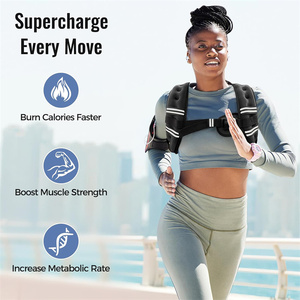 <span class=keywords><strong>Chaleco</strong></span> de Entrenamiento Profesional Ajustable con Pesas de Hierro Extraíbles <span class=keywords><strong>para</strong></span> <span class=keywords><strong>CrossFit</strong></span> y Entrenamientos de Gimnasio - Product Image 2