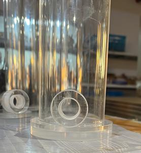 Cellule électrolytique transparente en verre organique, dispositif expérimental en acrylique, traitement en usine - Product Image 4