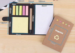 Bloc de Notas Adhesivas Promocionales para Regalos Estudiantiles, Bloc de Notas con Cubierta de Papel Kraft, Regalos Publicitarios - Product Image 2