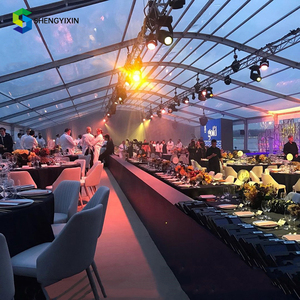 Chapiteau de mariage transparent pour 500 à 1000 personnes, tente de réception extérieure à toit transparent, structure en aluminium, salle de banquet pour événements de <span class=keywords><strong>jardin</strong></span> - Product Image 2