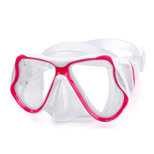 Máscara de Buceo Antivaho, Cristal Templado, Marco de Silicona, Dos Ventanas, Ajuste Universal, Equipo de Natación y Snorkel - Product Image 3