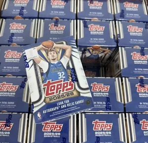 Mahjong 2025-26 Topps <span class=keywords><strong>NBA</strong></span> Flagship Mega Box Basketball Star Supplemental Pack Cartes en papier Boîtes scellées Jouets Jeu - Product Image 4