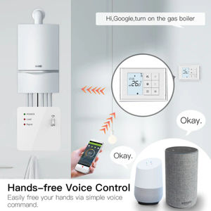 HY010 RF <span class=keywords><strong>WiFi</strong></span> <span class=keywords><strong>Termostato</strong></span> de calefacción inalámbrico RF <span class=keywords><strong>Termostato</strong></span> de calefacción Digital programable RF con soporte para caldera de Gas alimentado por batería - Product Image 6