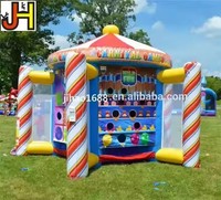 Jeux gonflables de carnaval Jeux gonflables de sport de cabine de carnaval pour la partie