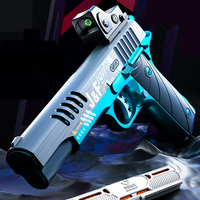 Pistola de Juguete Eléctrica Blaster Ráfaga Desert Eagle Lanzador de Proyectiles Blandos Arma de Airsoft para Niños Regalo de Navidad Juegos de Disparos