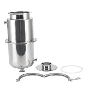 Food-Grade <b>Clamp</b>-Type Insulated <b>Pipe</b> Filter Quick-Install Stainless Steel Straight-Through Discharge Port Sanitary - Product Image 1