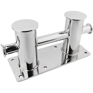 Marine 316 Stainless Steel Double Cross Bollard Heavy Duty <b>Yacht</b> Mooring - Product Image 1
