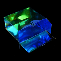 Boîte de rangement holographique personnalisée en gros pour cartes à collectionner Pokémon, boîte booster ETB, boîte de rangement irisée arc-en-ciel
