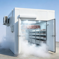 Mini-chambre froide mobile Plug-and-Play avec sol antidérapant pour la conservation temporaire des fruits et légumes de ferme