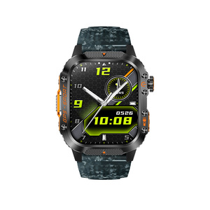 HT36 Square Silicone Smart Watch Bracelet GPS Positioning Fitness Tracker with Qibla Direction and Compass for Call GloryFitPro - Product Image 3