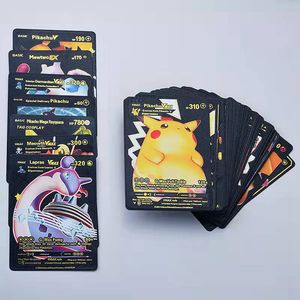 Cartes Pokémon ultra-rares Charizard <span class=keywords><strong>Pikachu</strong></span> 1ère édition, Pokémon TCG assorties <span class=keywords><strong>V</strong></span> VMAX EX TAG TEAM GX, lot de cartes noir et or - Product Image 2