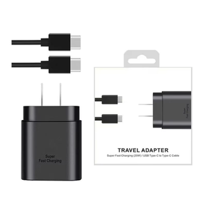25 45 Watt US EU UK Plug PD Cable Type C Travel Adapter 25W 45W Super Fast Charger USB C Charging Head Power <strong>Adaptor</strong> for Samsung - Product Image 6