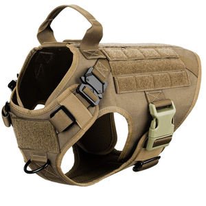 वाटरप्रूफ ऑक्फोर्ड कपड़े सामरिक कुत्ते प्रशिक्षण का उपयोग कोई खींचने वाला सामने की क्लिप काम करने योग्य कुत्ता बनियान - Product Image 2