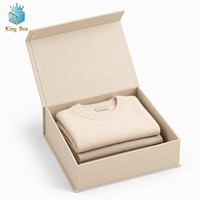 Boîte d'emballage personnalisée avec logo, vente en gros, boîte d'emballage magnétique pliable pour vêtements, chemises, emballage cadeau