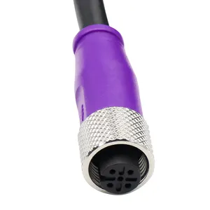 Yüksek hızlı Gige vizyon endüstriyel kamera Ethernet kablosu Cat6A ağ S/Ftp Rj45 8P kilitli vida Gige kablosu ile