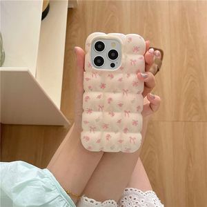 Funda Protectora 3D con Diseño Floral Rosa y Lazo para iPhone 16 Pro Max 13 14 12 11, Carcasa para iPhone 15 Rosa - Product Image 2