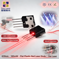Diode laser rouge continue 2,65 V/3,0 V 300 mA max pour source lumineuse d'affichage