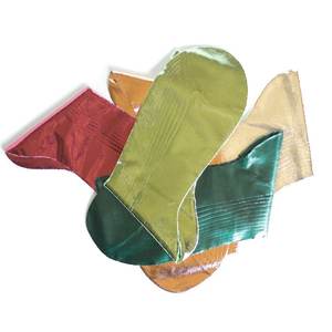 THETA-Calcetines de algodón con estampado acanalado para mujer, medias de algodón de color verde pálido, personalizadas, de lujo - Product Image 6