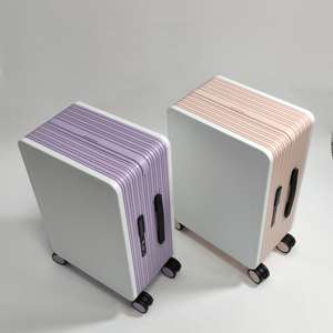 Valise de voyage d'affaires de luxe à rotation silencieuse à 360 degrés, très vendue, avec serrure TSA, en matériau PC, valise de cabine - Product Image 2