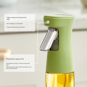 Glass Press Injection Oil <b>Spray</b> Bottle for Kitchen Air Fryer Cooking Oil & Spice Atomized Sprayer Barbecue - Product Image 3