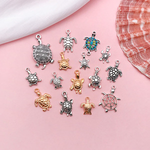 Mặt Dây chuyền thời trang & quyến rũ, rùa Rùa Biển Cổ bạc DIY Craft Charms handmade Tây Tạng đồ trang sức quyến rũ Mặt dây chuyền - Product Image 6