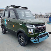 Véhicule électrique à énergie nouvelle à 4 roues avec conduite à droite, mini-jeep RHD, type 1500W, 5 sièges pliables, voiture électrique à basse vitesse pour adultes