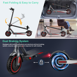 Monopattino Elettrico Pieghevole Portatile da Magazzino UE, Monitoraggio tramite APP Smartphone, Batteria al Litio a Lunga Autonomia, Scooter per Adulti, Dropshipping - Product Image 4