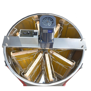 Extracteur de miel à 6 cadres en acier inoxydable, outil d'apiculture neuf avec garantie d'un an pour usage agricole - Product Image 2