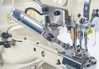 Machine à coudre industrielle automatique à coupe-fil JUITA JT1500-01UT, type cylindre vertical, machine à coudre interlock