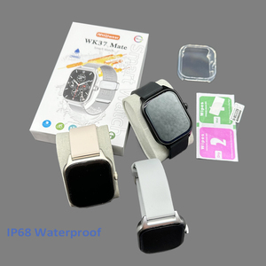 สมาร์ทวอทช์คุณภาพสูง WK37 Mate หน้าจอสัมผัสเต็มรูปแบบ กันน้ำ IP68 ชุดกล่องพร้อมเคสป้องกันและฟิล์มกันรอย PK WK9 Max - Product Image 4
