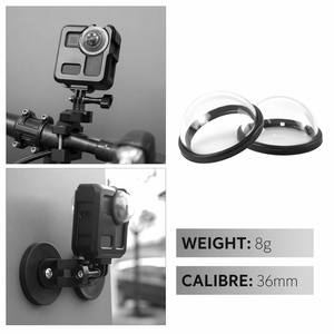 2 Cubiertas Protectoras para Lentes Compatibles con la <span class=keywords><strong>Cámara</strong></span> de Acción <span class=keywords><strong>GoPro</strong></span> <span class=keywords><strong>Max</strong></span> <span class=keywords><strong>360</strong></span>, Kit de Accesorios de Repuesto para Protector de Lente de <span class=keywords><strong>Cámara</strong></span>, Ligeros - Product Image 3
