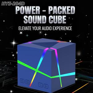Subwoofer portable sans fil TWS pour un son plus puissant avec LED RGB pour home cinéma et utilisation en extérieur lors de fêtes - Product Image 3