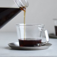 Tasse à poignée en verre de style japonais pour le thé, le café, la bière et le lait